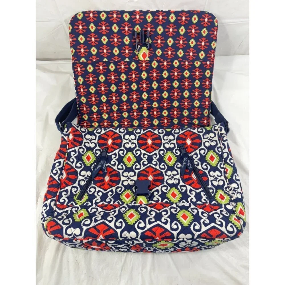 Vera Bradley Quilted Cotton Sun Valley Messenger